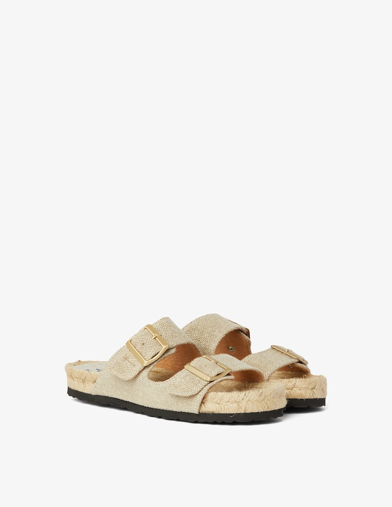 rinascente Manebì Canvas falt sandals