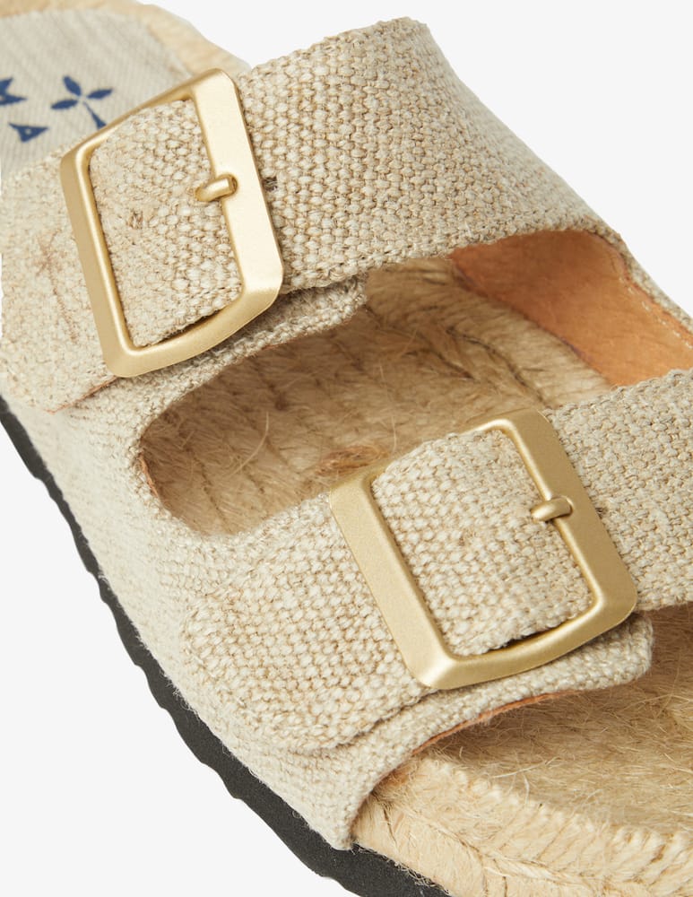 rinascente Manebì Canvas falt sandals