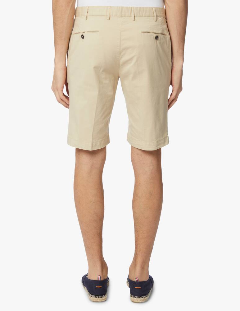 PT Pantaloni Torino Cotton gabardine stretch shorts - beige - picture 3 PT Pantaloni Torino Cotton gabardine stretch shorts - beige - picture 3