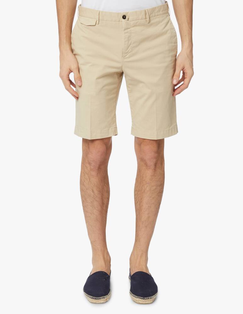 PT Pantaloni Torino Cotton gabardine stretch shorts - beige - picture 2 PT Pantaloni Torino Cotton gabardine stretch shorts - beige - picture 2