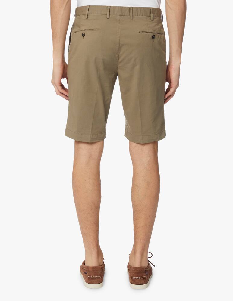 rinascente PT Pantaloni Torino Bermuda cotone gabardina stretch - grigio