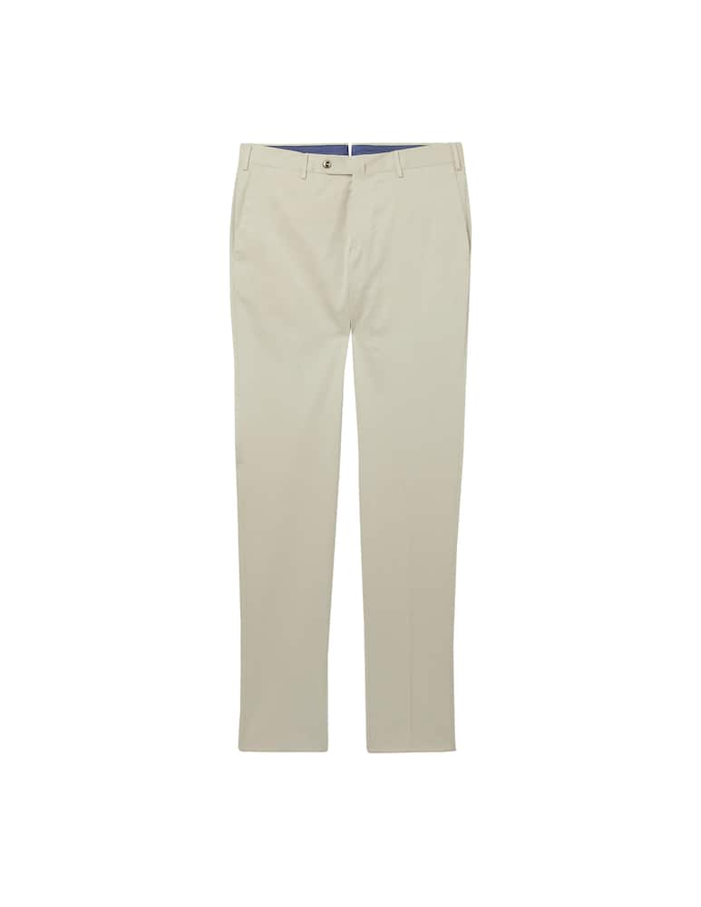 rinascente PT Pantaloni Torino Chino super slim cotone seta - bianco