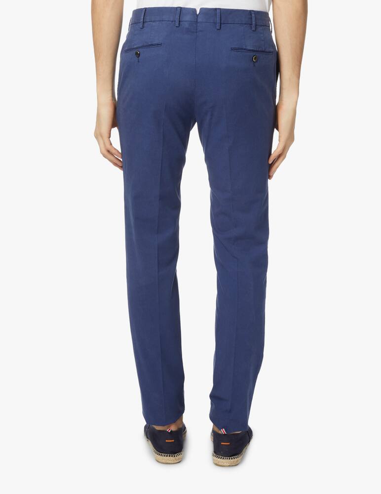 rinascente PT Pantaloni Torino Fine twill super slim chino pant - blue