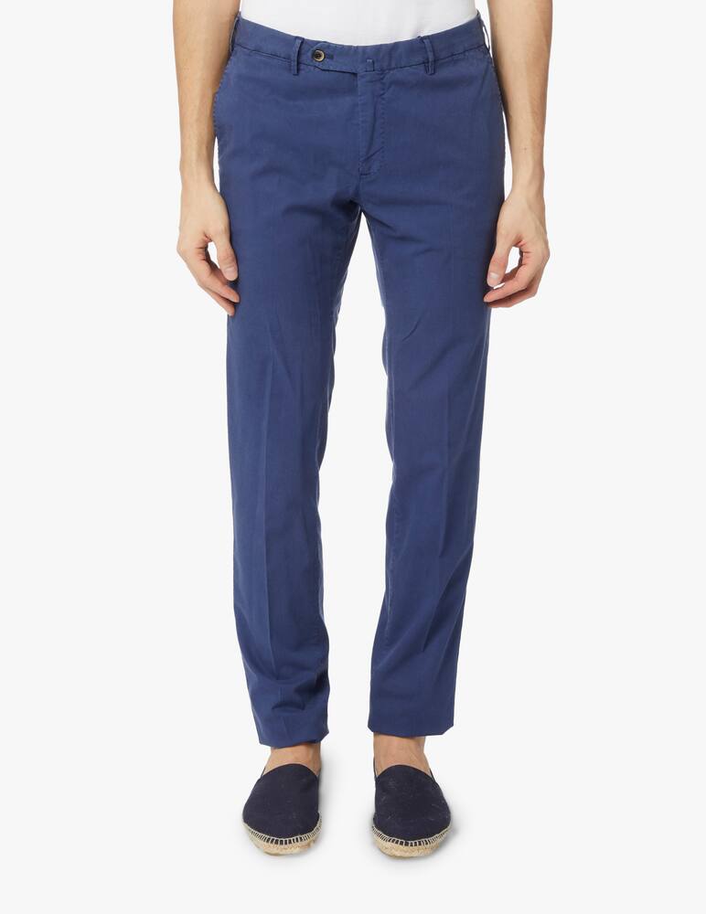 rinascente PT Pantaloni Torino Fine twill super slim chino pant - blue