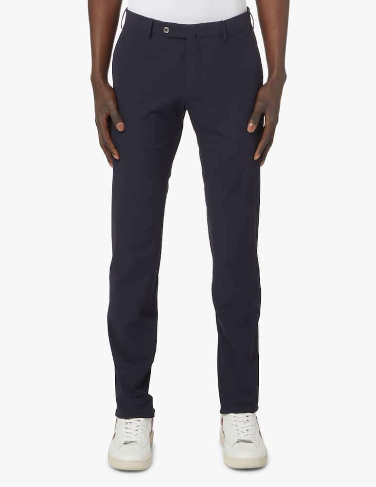 rinascente PT Pantaloni Torino Pantalone chino materiale tecnico stretch slim - nero
