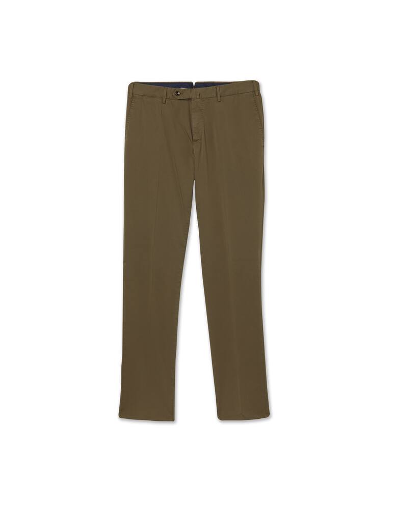 rinascente PT Pantaloni Torino Satin soft touch stretch slim chino pant - grey