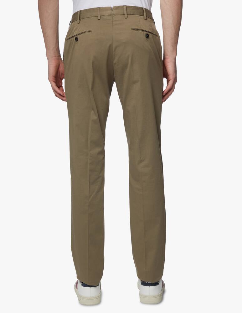 rinascente PT Pantaloni Torino Satin soft touch stretch slim chino pant - grey