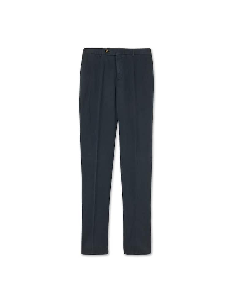 rinascente PT Pantaloni Torino Cotton linen jogger pant - blue