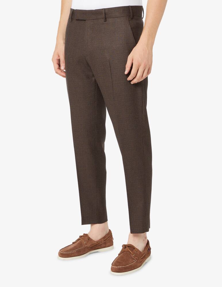 rinascente PT Pantaloni Torino Pantalone lana rebel fancy - Marrone