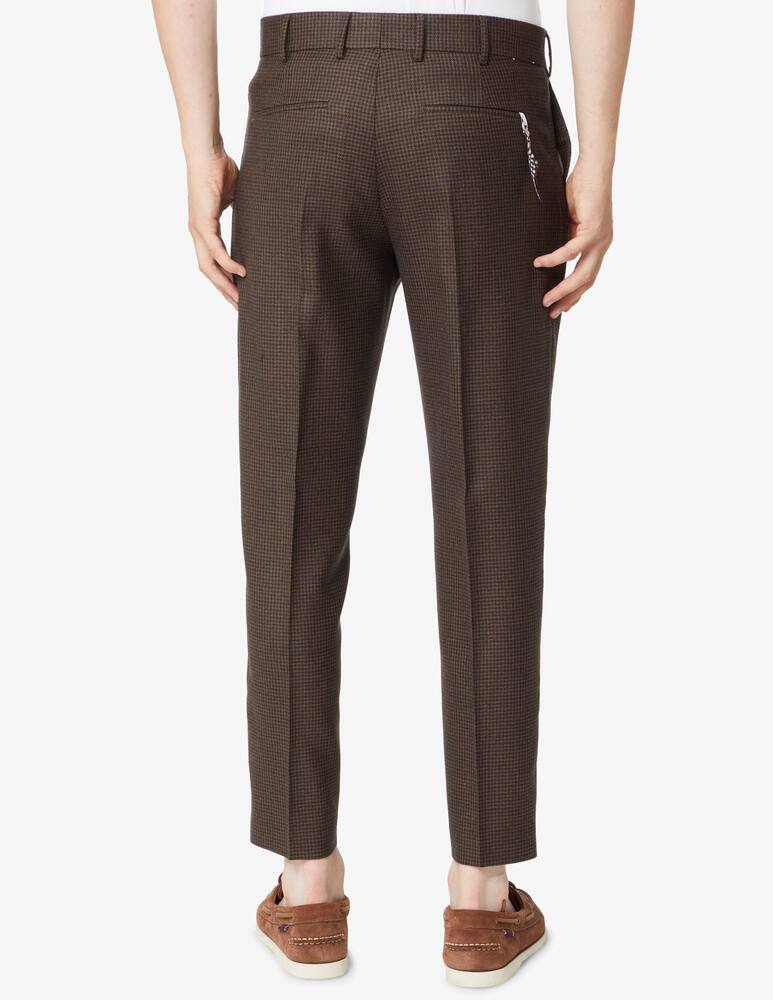 rinascente PT Pantaloni Torino Pantalone lana rebel fancy - Marrone