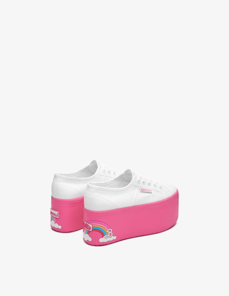 rinascente Superga Barbie rainbow sneakers