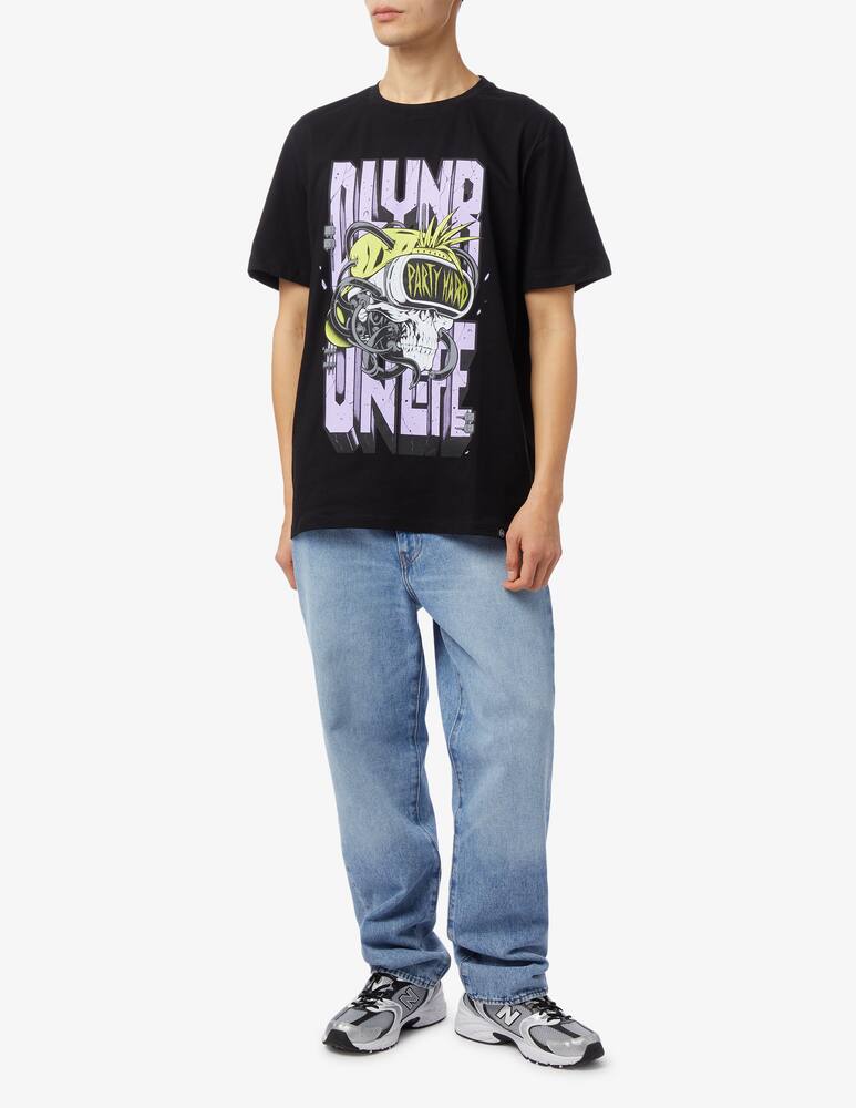 rinascente Dolly Noire Party hard skull t-shirt 