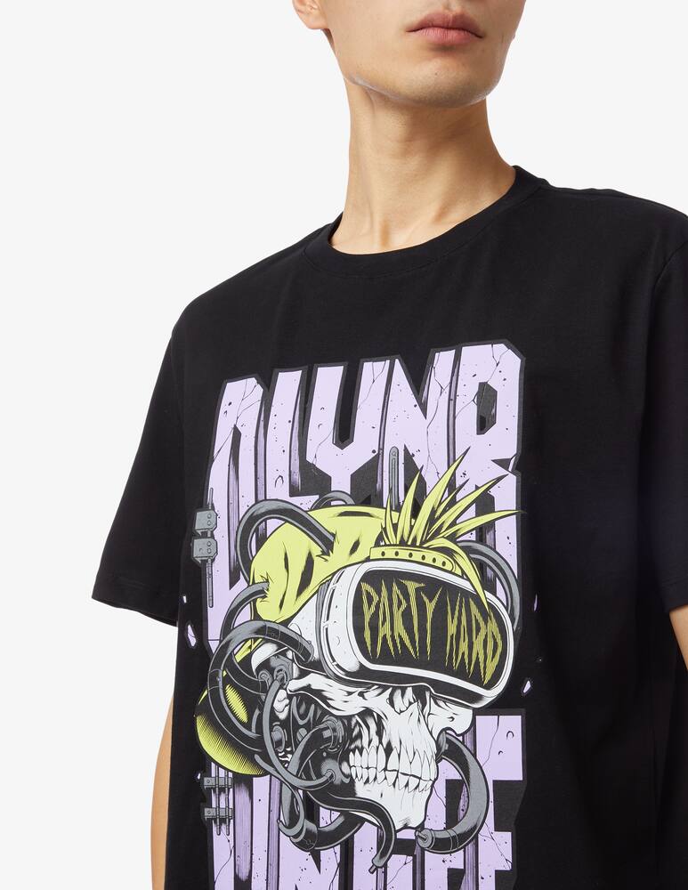 rinascente Dolly Noire Party hard skull t-shirt 