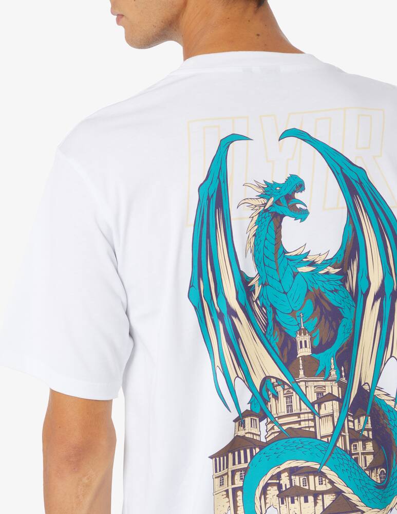 rinascente Dolly Noire T-shirt blue dragon