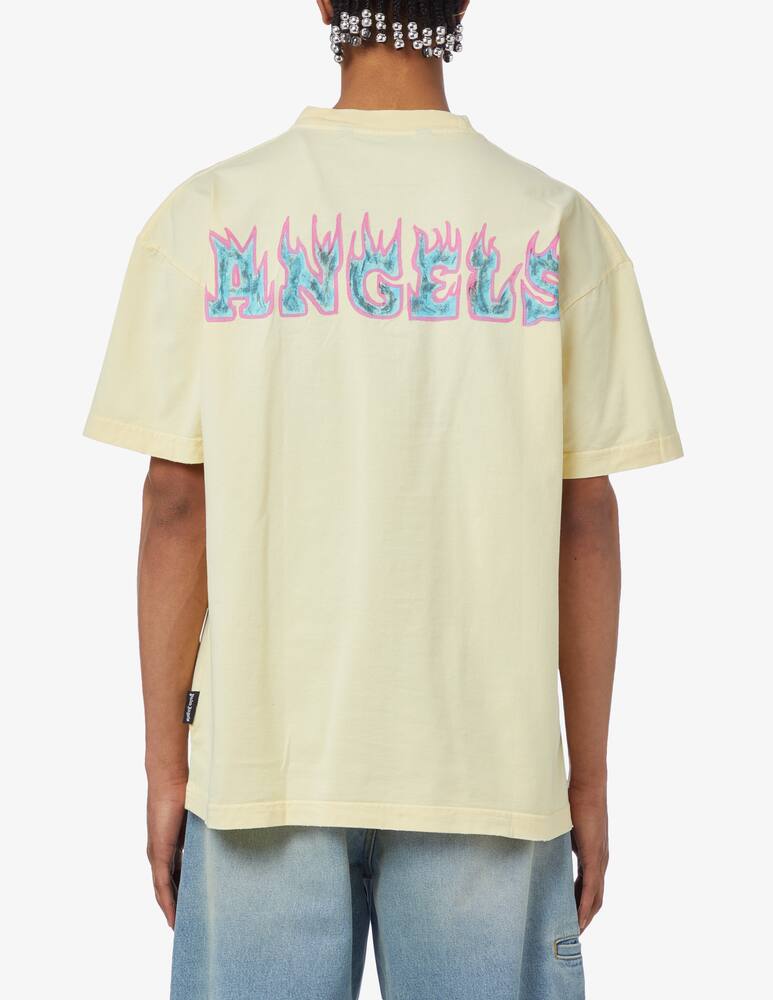 rinascente Palm Angels Maglietta logo flames 