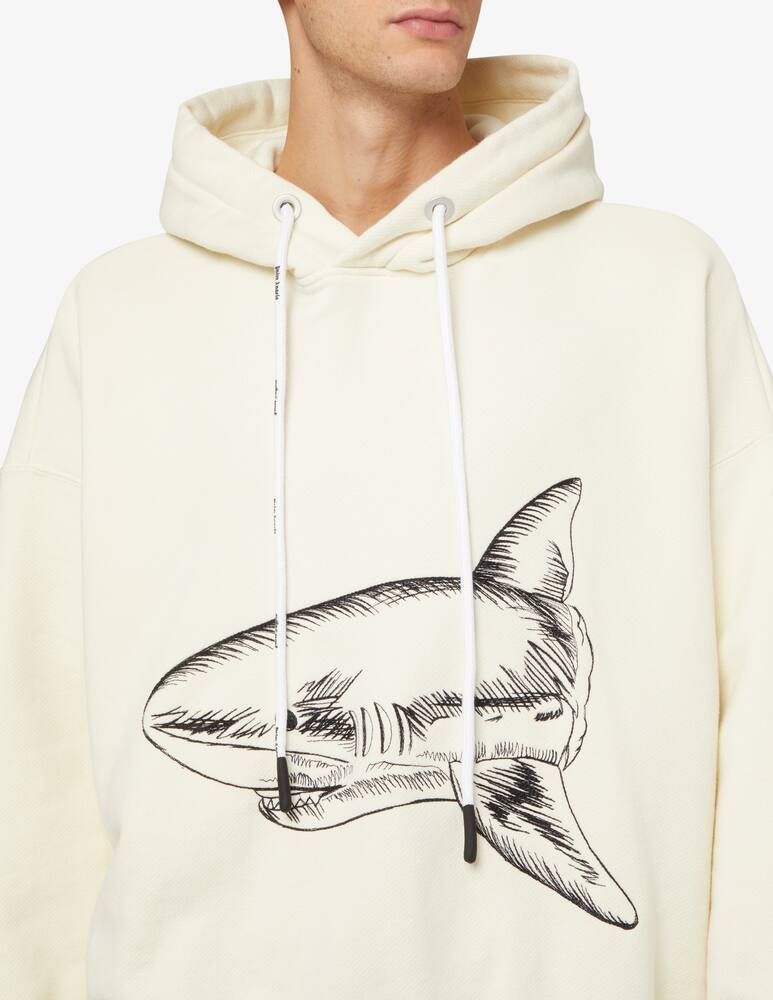 rinascente Palm Angels Felpa con cappuccio split shark 