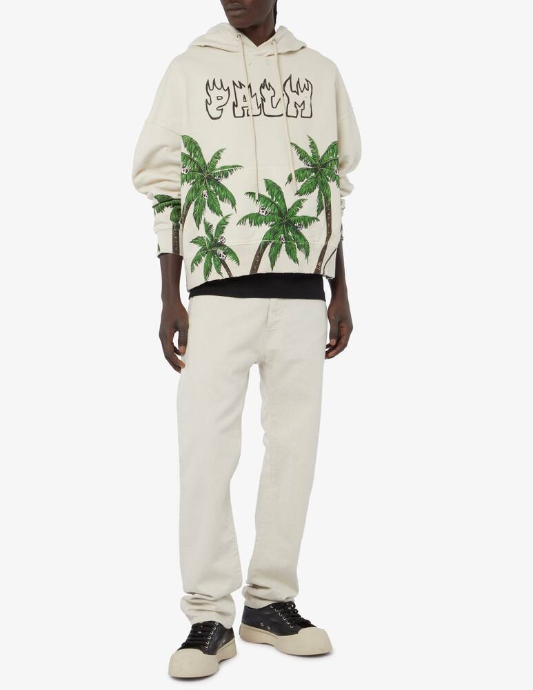 rinascente Palm Angels Vintage palm skull hoodie 