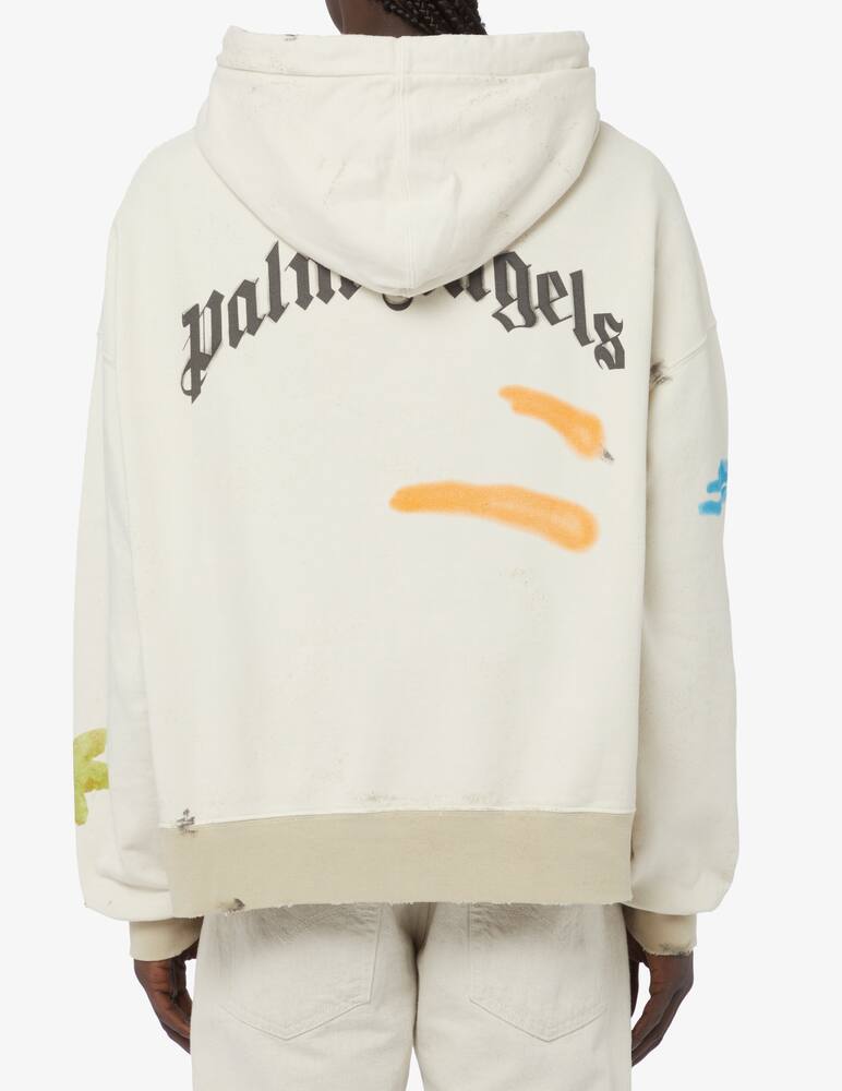 rinascente Palm Angels Neon palm hoodie 