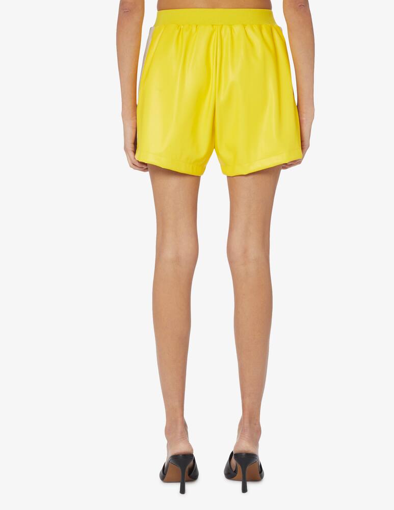 rinascente Palm Angels Faux leather shorts