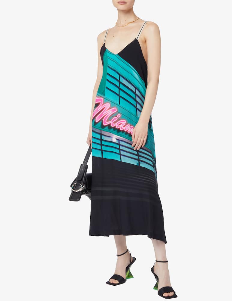 rinascente Palm Angels Miami midi dress