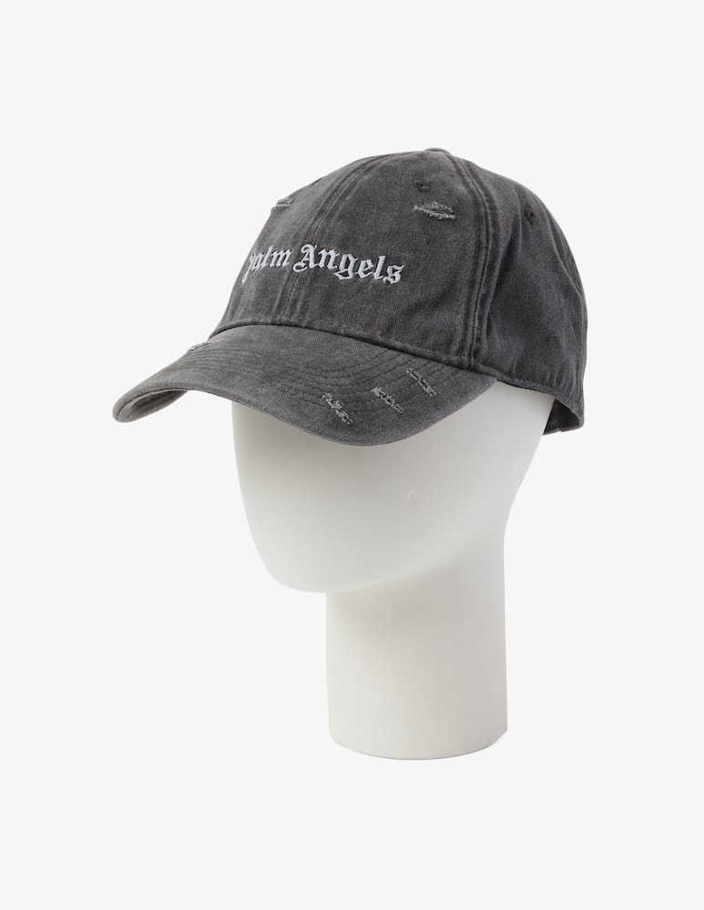 Palm Angels Cappellino baseball logo ripped - immagine 1 Palm Angels Cappellino baseball logo ripped - immagine 1