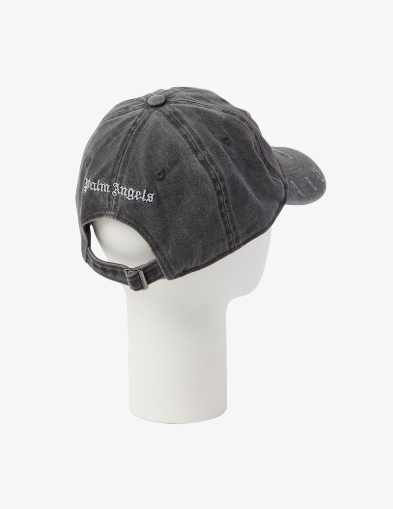 Palm Angels Cappellino baseball logo ripped - immagine 3 Palm Angels Cappellino baseball logo ripped - immagine 3