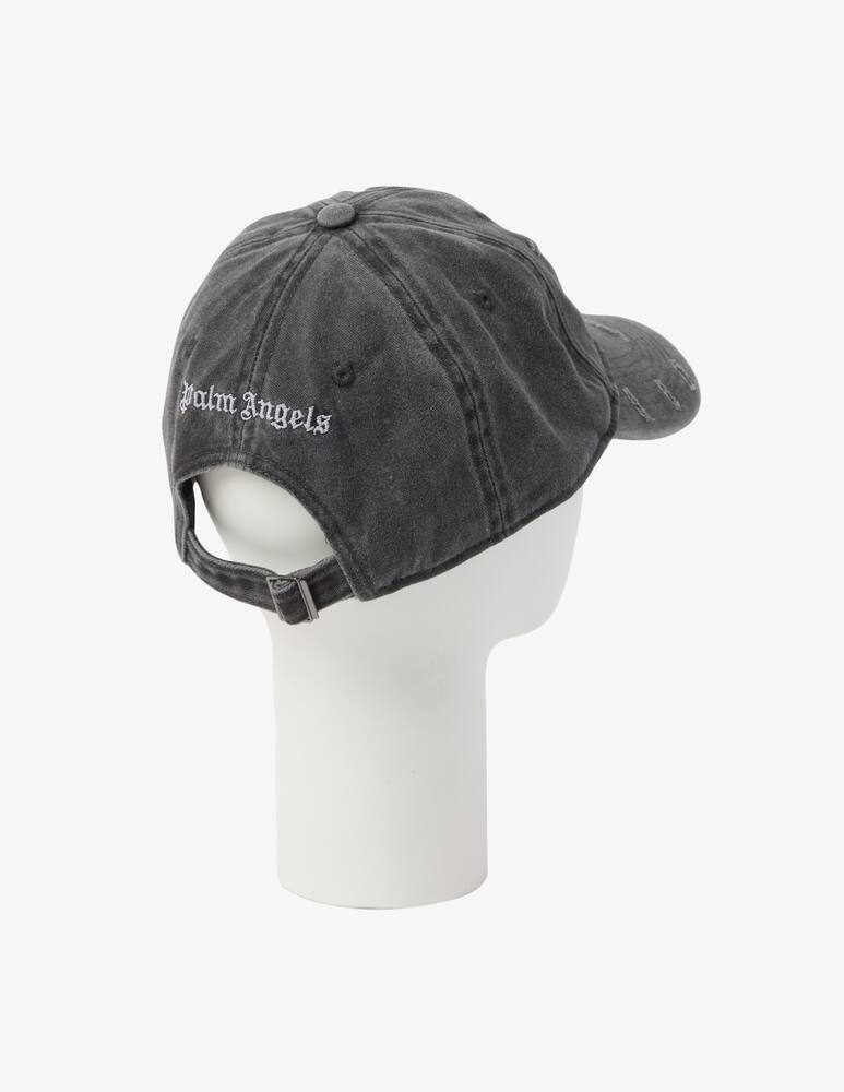 rinascente Palm Angels Cappellino baseball logo ripped 