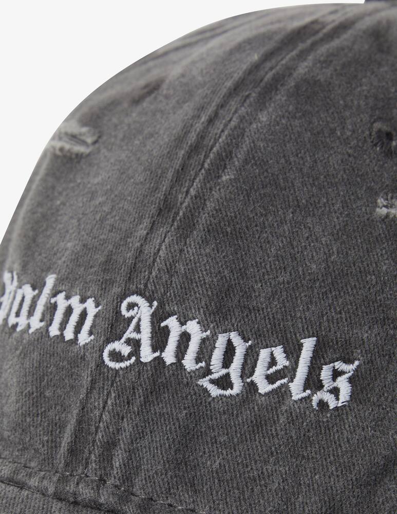 rinascente Palm Angels Cappellino baseball logo ripped 