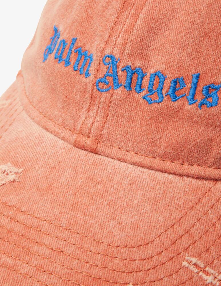 rinascente Palm Angels Baseball cap logo ripped 