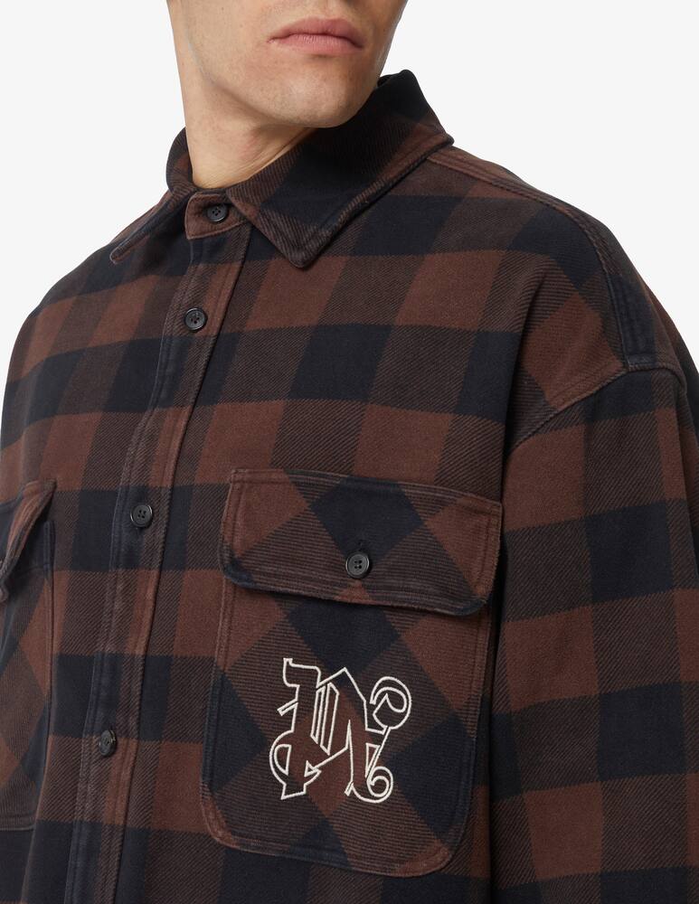 rinascente Palm Angels Monogram check overshirt