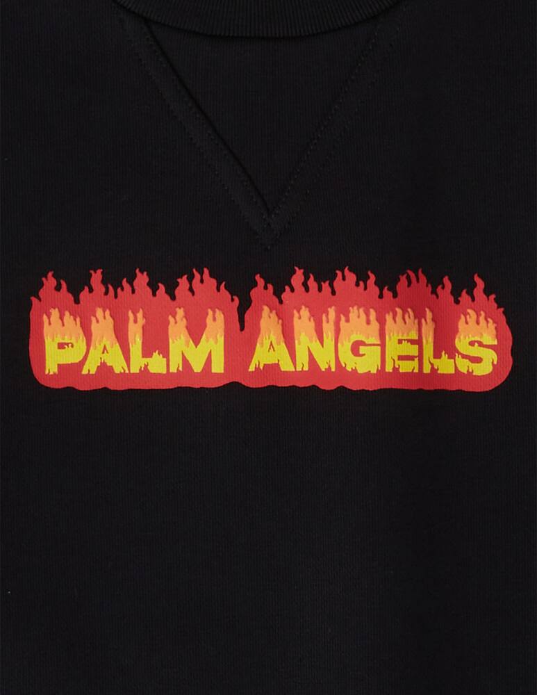 rinascente Palm Angels Flames creaneck sweatshirt