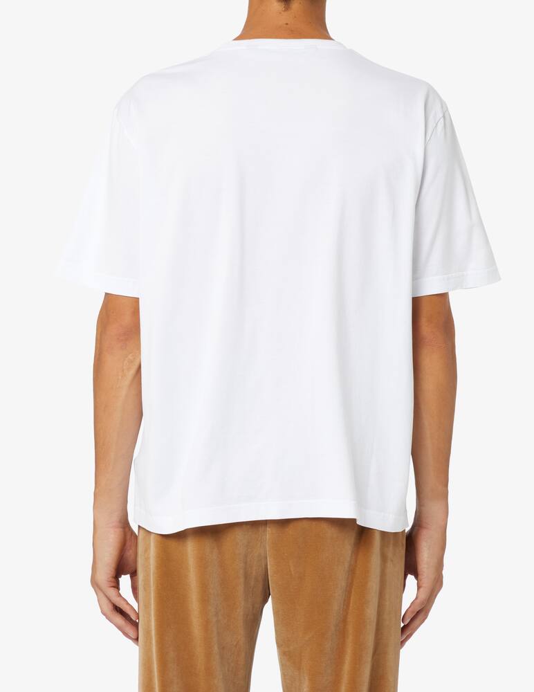 rinascente Palm Angels Maglietta embroidered logo slim fit