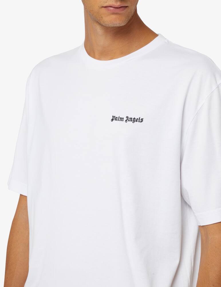 rinascente Palm Angels Maglietta embroidered logo slim fit