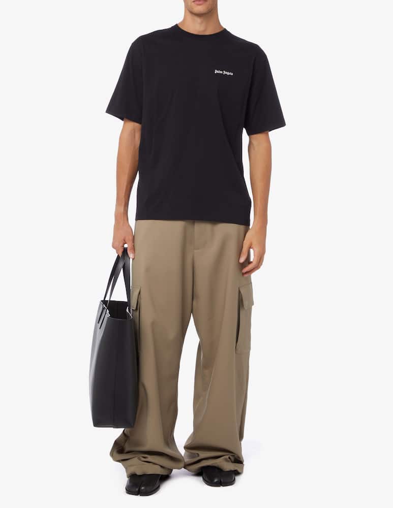 rinascente Palm Angels Embroidered logo slim fit t-shirt