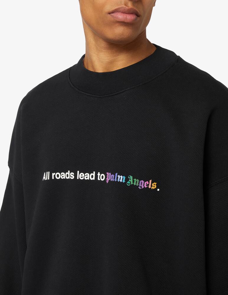 rinascente Palm Angels All roads crewneck jumper