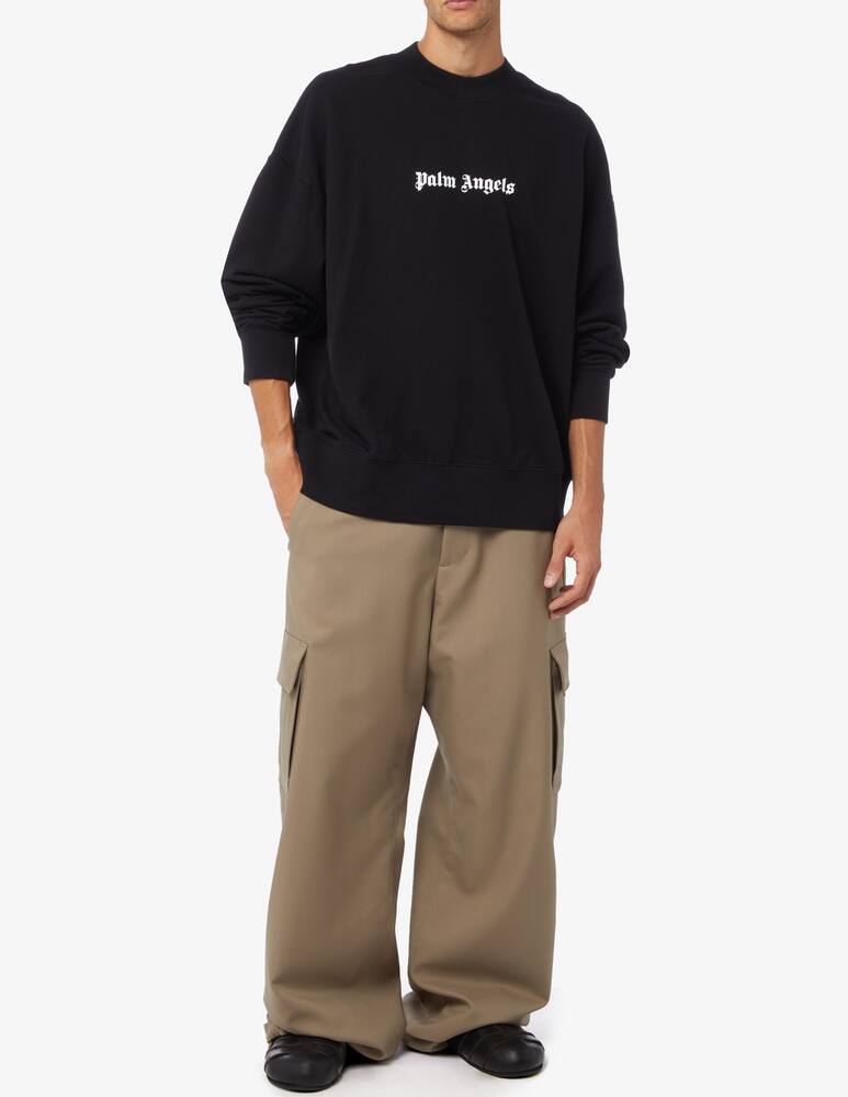 rinascente Palm Angels Classic logo crewneck jumper