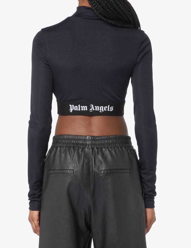 rinascente Palm Angels Top crop a manica lunga