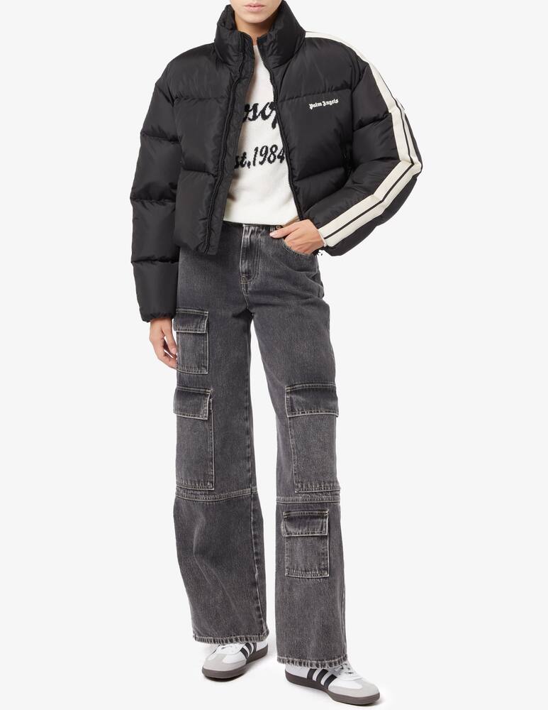 rinascente Palm Angels Logo cropped puff jacket