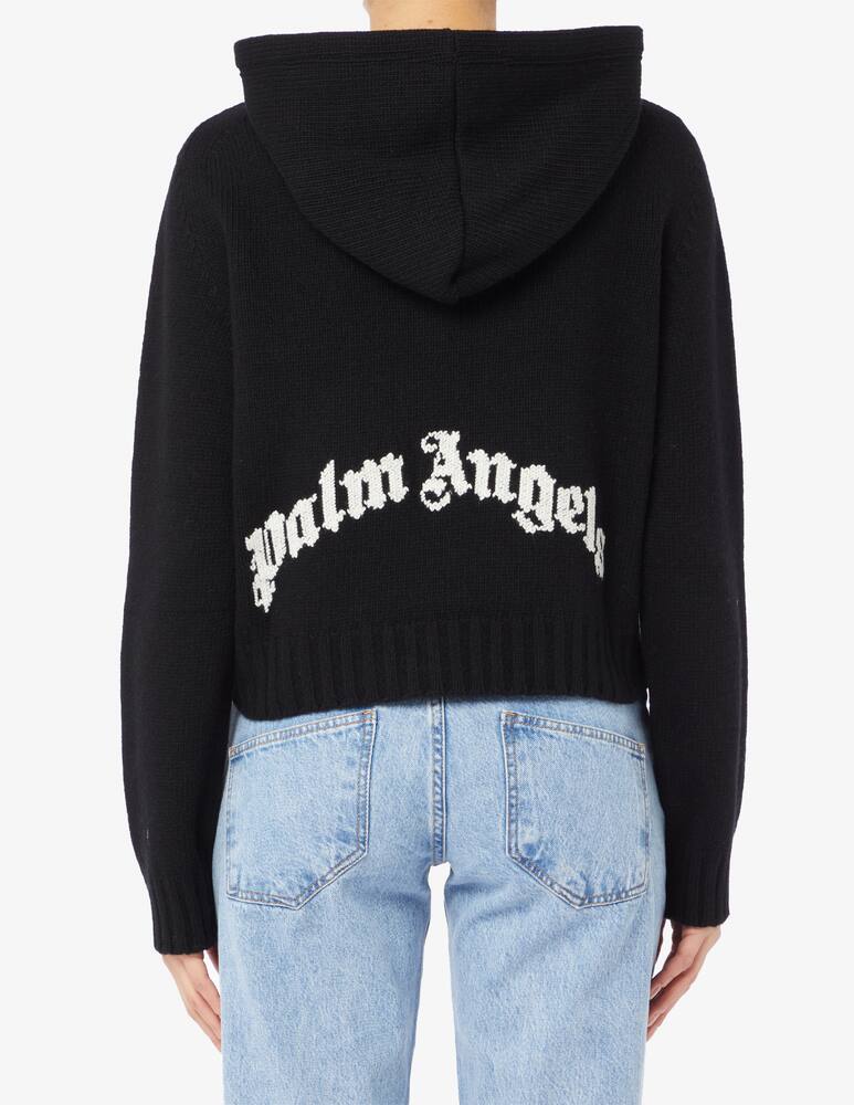 Palm Angels Felpa con cappuccio Curved Logo - immagine 3 Palm Angels Felpa con cappuccio Curved Logo - immagine 3