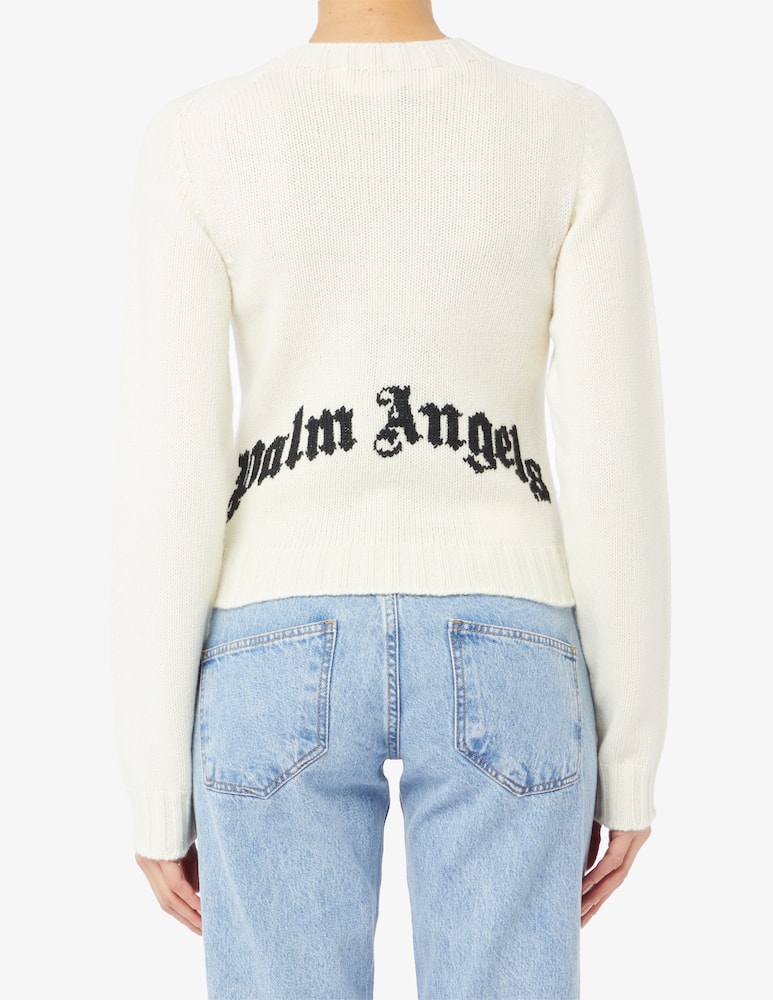 rinascente Palm Angels Curved Logo jumper