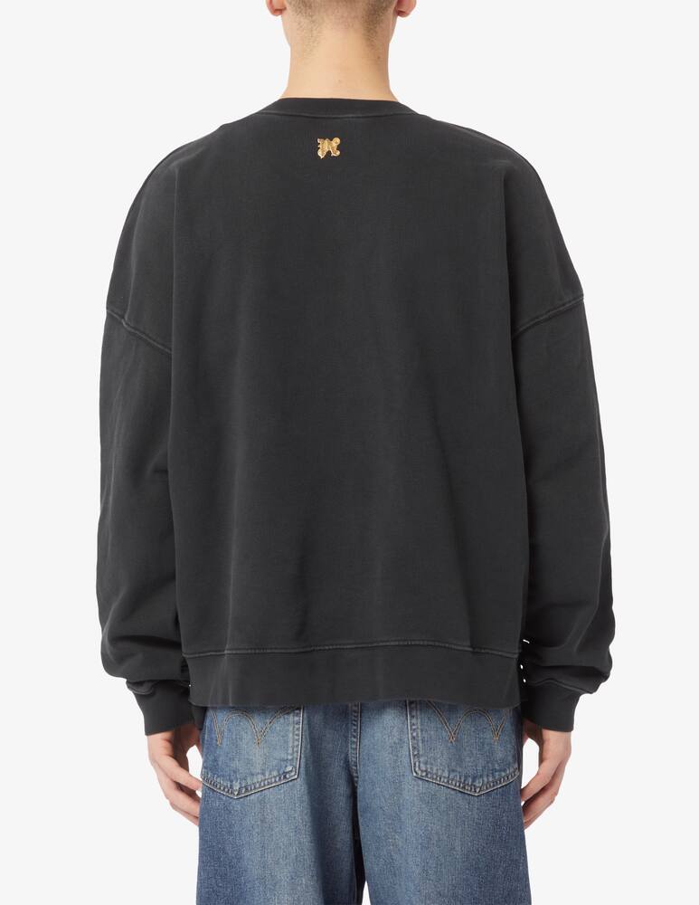 Palm Angels Maglia girocollo burning monogram - immagine 3 Palm Angels Maglia girocollo burning monogram - immagine 3