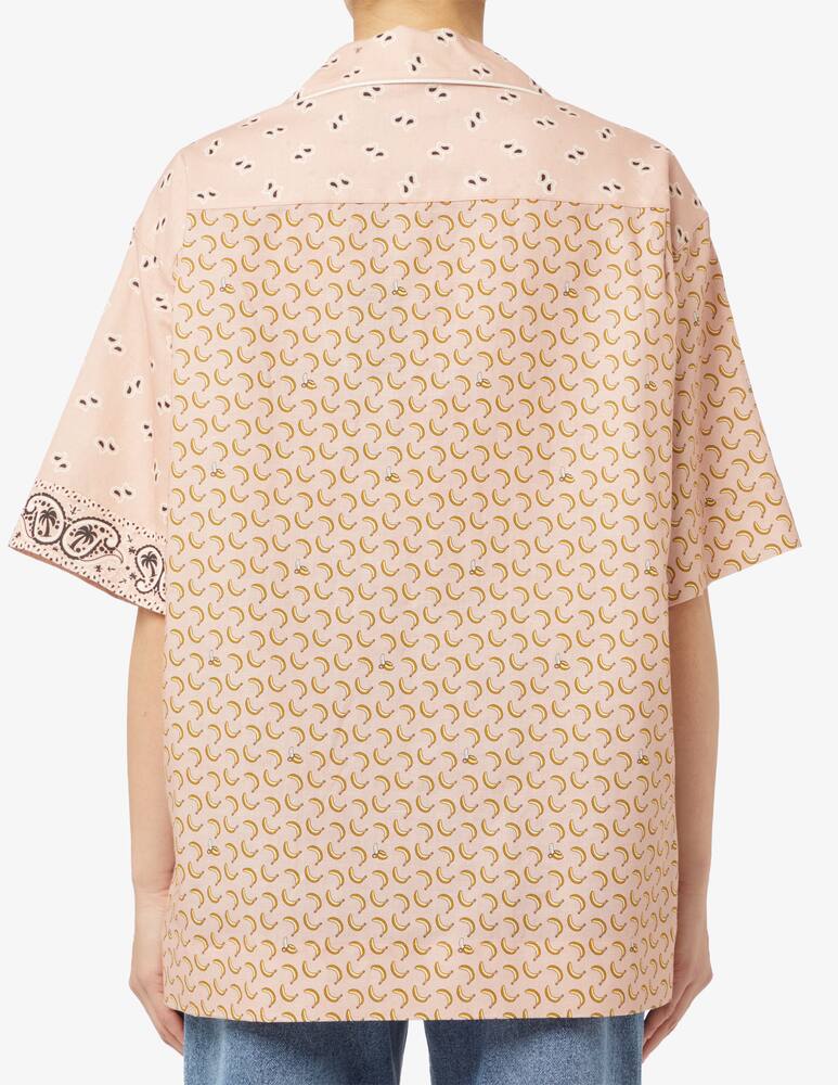 rinascente Palm Angels Paisley mix bowling shirt