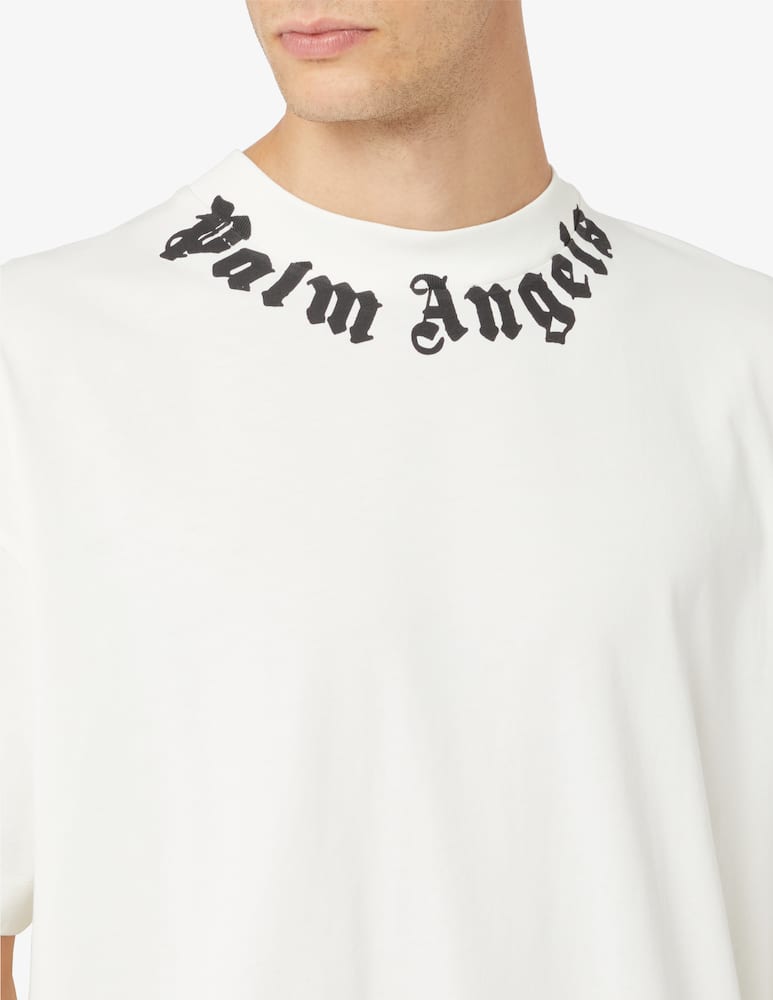 rinascente Palm Angels Neck logo t-shirt