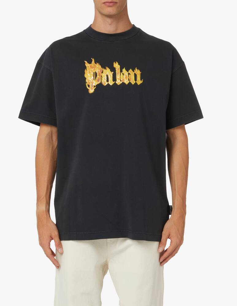 Palm Angels Flames front t-shirt - picture 1 Palm Angels Flames front t-shirt - picture 1