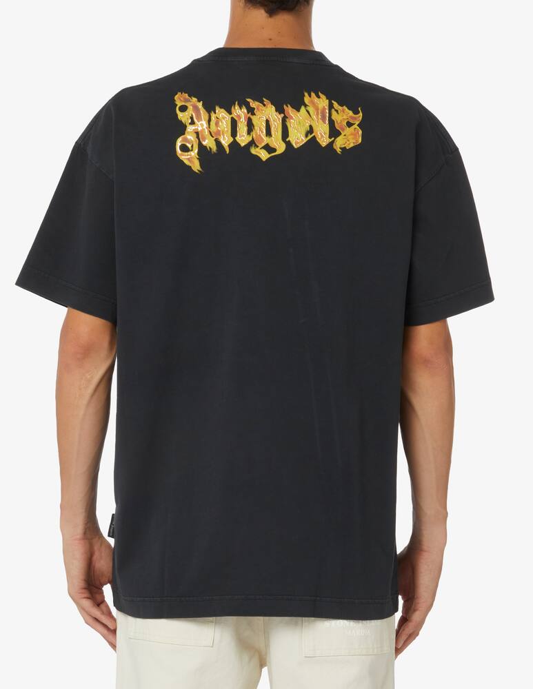 Palm Angels Flames front t-shirt - picture 3 Palm Angels Flames front t-shirt - picture 3