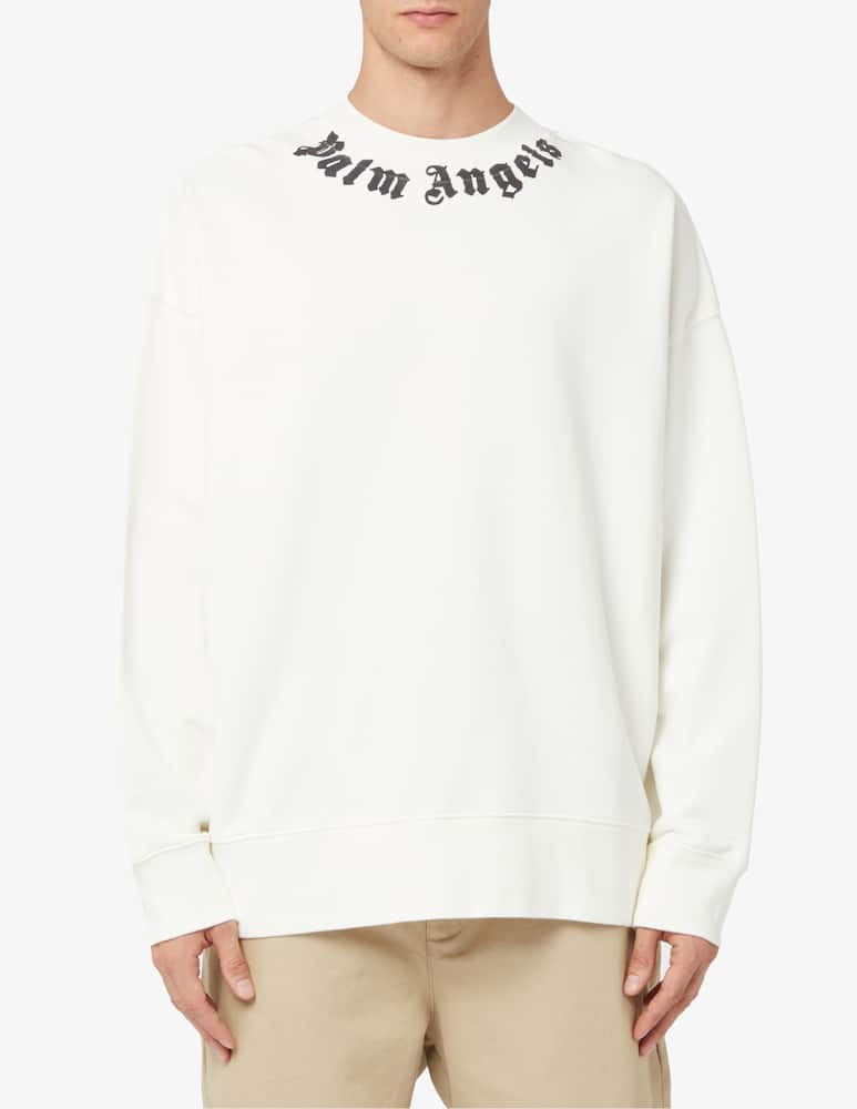 Palm Angels Neck logo sweatshirt - picture 1 Palm Angels Neck logo sweatshirt - picture 1
