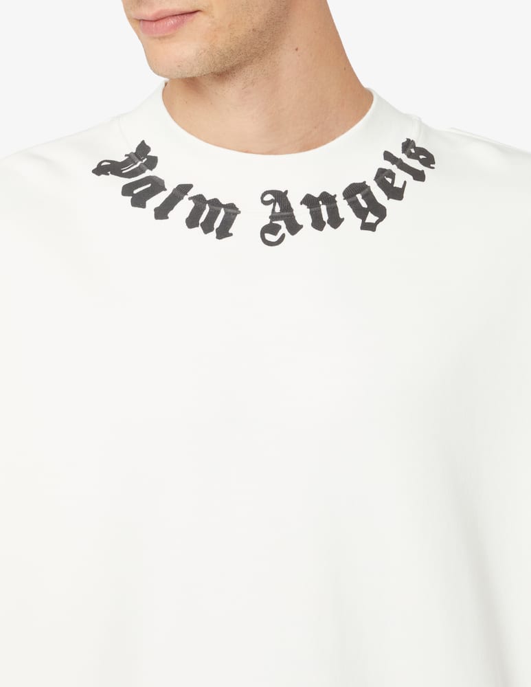 Palm Angels Neck logo sweatshirt - picture 4 Palm Angels Neck logo sweatshirt - picture 4