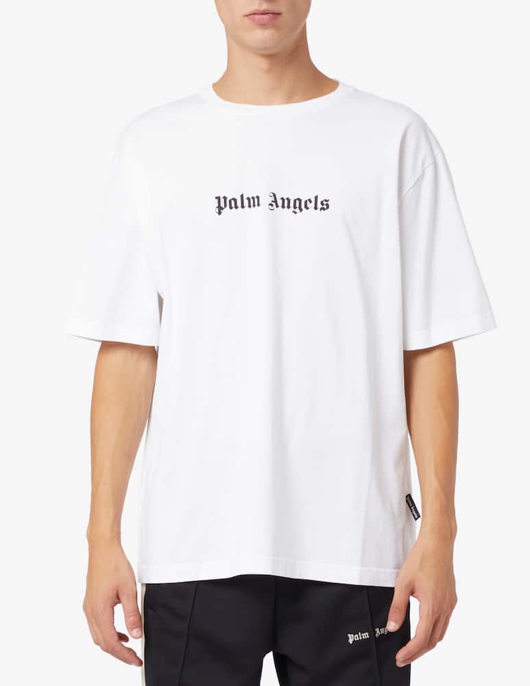 Palm Angels Maglietta slim classic logo front - immagine 1 Palm Angels Maglietta slim classic logo front - immagine 1
