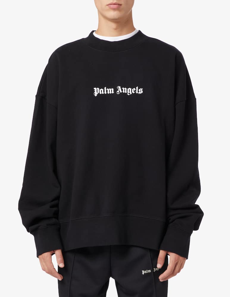 Palm Angels Classic logo front sweatshirt - picture 1 Palm Angels Classic logo front sweatshirt - picture 1