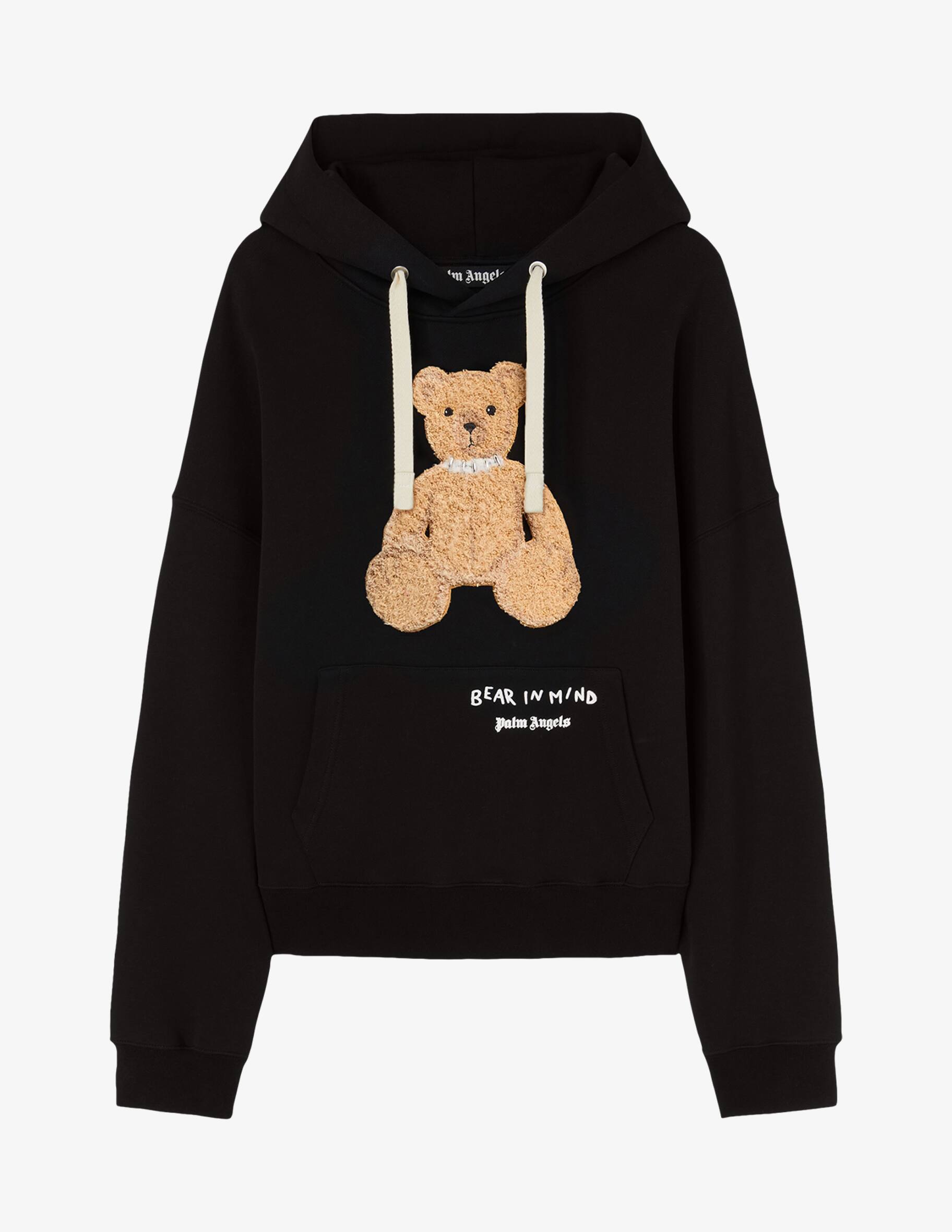 Palm Angels Felpa con zip Bear in mind PMBE021F24FLE0011060